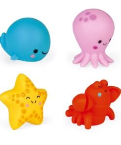 Alternative view of Janod 4 squirters Aqua Animals