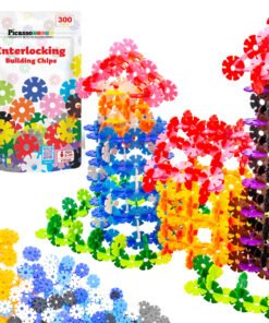 300Pc Set Montesori De Fichas Encajables Multicolores