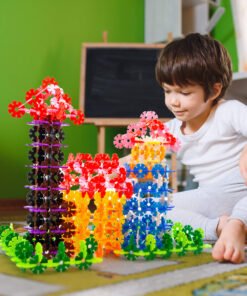 Alternative view of 300Pc Set Montesori De Fichas Encajables Multicolores