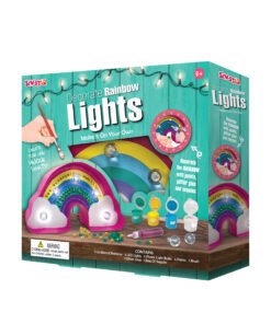 Guirnalda de luces decorativas con diseño de arcoíris