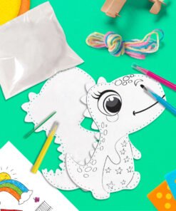 Alternative view of Kit para Pintar Peluche Dinosaurio