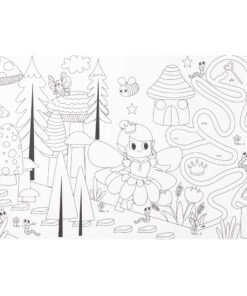 Alternative view of kit de póster gigante para colorear - Mundo de cuento de hadas